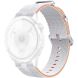 Ремешок Reframe Sport Linear для часов с шириной крепления 20 мм - White / Orange. Фото 1 из 9