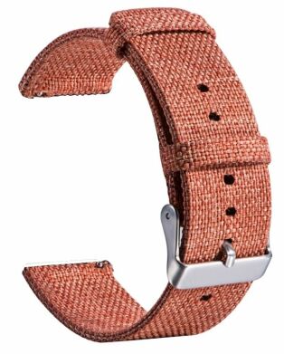 Ремешок UniCase Cloth Texture для Samsung Watch Active / Active 2 40mm / Active 2 44mm - Orange