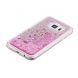 Силиконовая накладка Deexe Fashion Glitter для Samsung Galaxy S7 (G930) - Pink. Фото 3 из 7