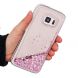 Силиконовая накладка Deexe Fashion Glitter для Samsung Galaxy S7 (G930) - Pink. Фото 5 из 7