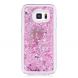 Силиконовая накладка Deexe Fashion Glitter для Samsung Galaxy S7 (G930) - Pink. Фото 2 из 7
