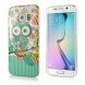 Силиконовая накладка Deexe Life Style для Samsung Galaxy S6 edge (G925) - Owl on a Branch. Фото 1 из 6