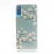 Силиконовый (TPU) чехол Deexe Life Style для Samsung Galaxy A7 2018 (A750) - White Flower. Фото 2 из 8