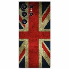 Силиконовый (TPU) чехол Deexe Life Style для Samsung Galaxy S24 Ultra (S928) - UK Flag