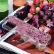 Силиконовый (TPU) чехол Deexe Liquid Glitter для Samsung Galaxy A03s (A037) - Rose Gold Hearts. Фото 5 из 7