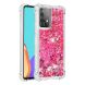 Силіконовий (TPU) чохол Deexe Liquid Glitter для Samsung Galaxy A52 (A525) / A52s (A528) - Rose