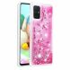 Силиконовый (TPU) чехол Deexe Liquid Glitter для Samsung Galaxy A71 (A715) - Pink. Фото 2 из 7