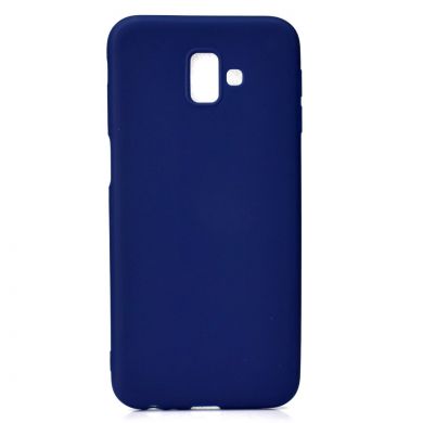 Силіконовий (TPU) чохол Deexe Matte Case для Samsung Galaxy J6+ (J610), Blue
