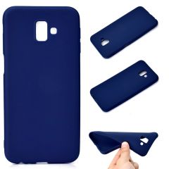 Силіконовий (TPU) чохол Deexe Matte Case для Samsung Galaxy J6+ (J610), Blue