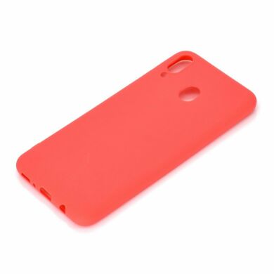 Силіконовий (TPU) чохол Deexe Matte Case для Samsung Galaxy M20 (M205) - Red