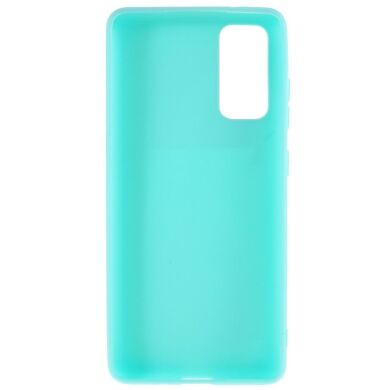 Силиконовый (TPU) чехол Deexe Matte Case для Samsung Galaxy S20 FE (G780) - Baby Blue