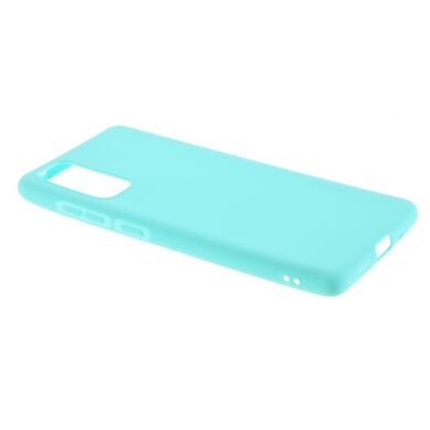 Силиконовый (TPU) чехол Deexe Matte Case для Samsung Galaxy S20 FE (G780) - Baby Blue