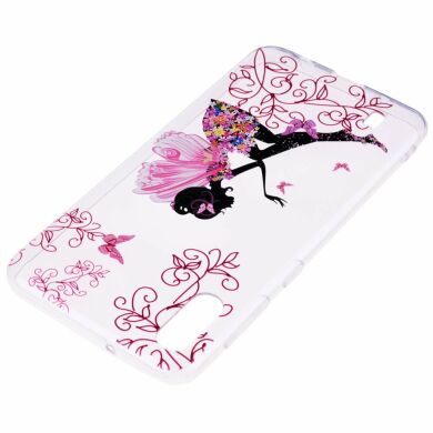 Силіконовий (TPU) чохол Deexe Pretty Glossy для Samsung Galaxy A10 (A105) - Butterfly Fairy
