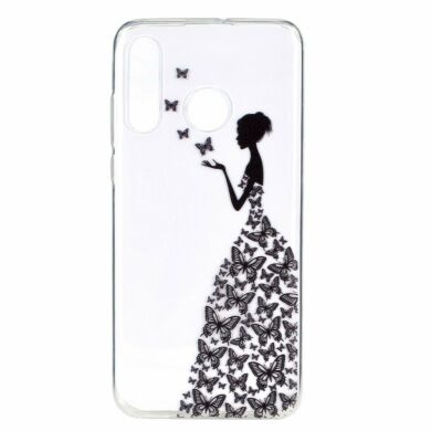Силиконовый (TPU) чехол Deexe Pretty Glossy для Samsung Galaxy A20s (A207) - Beauty Printing TPU