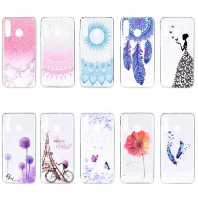 Силиконовый (TPU) чехол Deexe Pretty Glossy для Samsung Galaxy A20s (A207) - Colorized Printing TPU