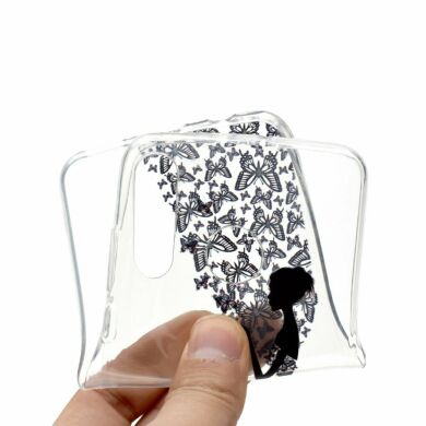 Силиконовый (TPU) чехол Deexe Pretty Glossy для Samsung Galaxy A20s (A207) - Beauty Printing TPU