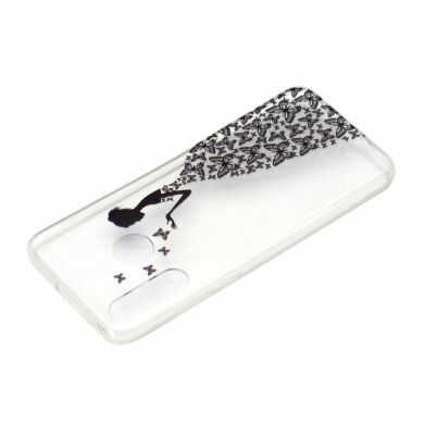 Силиконовый (TPU) чехол Deexe Pretty Glossy для Samsung Galaxy A20s (A207) - Beauty Printing TPU