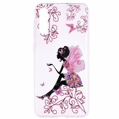 Силіконовий (TPU) чохол Deexe Pretty Glossy для Samsung Galaxy A50 (A505) / A30s (A307) / A50s (A507) - Butterfly Fairy