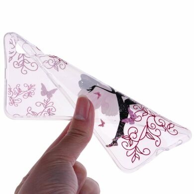 Силіконовий (TPU) чохол Deexe Pretty Glossy для Samsung Galaxy A50 (A505) / A30s (A307) / A50s (A507) - Butterfly Fairy