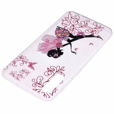 Силіконовий (TPU) чохол Deexe Pretty Glossy для Samsung Galaxy A50 (A505) / A30s (A307) / A50s (A507) - Butterfly Fairy