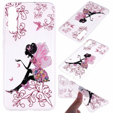 Силіконовий (TPU) чохол Deexe Pretty Glossy для Samsung Galaxy A50 (A505) / A30s (A307) / A50s (A507) - Butterfly Fairy