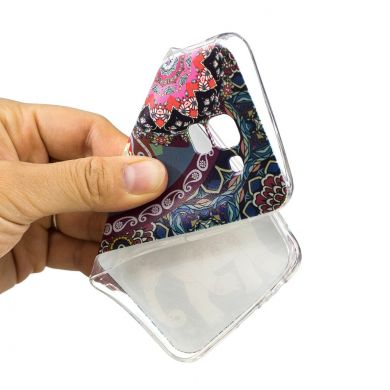 Силиконовый (TPU) чехол Deexe Pretty Glossy для Samsung Galaxy J6 2018 (J600) - Flower and Elephant