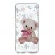 Силиконовый (TPU) чехол Deexe Pretty Glossy для Samsung Galaxy J6+ (J610) - Adorable Bear. Фото 1 из 5