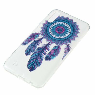 Силіконовий (TPU) чохол Deexe Pretty Glossy для Samsung Galaxy M10 (M105) - Feather Dream Catcher