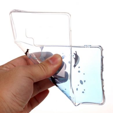 Силіконовий (TPU) чохол Deexe Pretty Glossy для Samsung Galaxy Note 9 (N960), Lovely Penguin