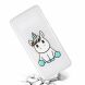 Силиконовый (TPU) чехол Deexe Pretty Glossy для Samsung Galaxy S10 (G973) - Adorable Unicorn. Фото 3 из 5
