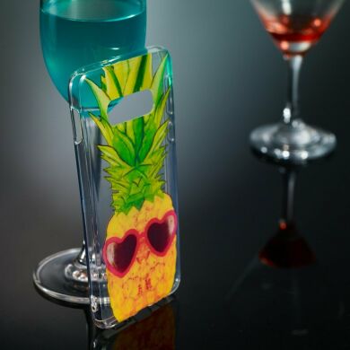 Силіконовий (TPU) чохол Deexe Pretty Glossy для Samsung Galaxy S10e (G970) - Pineapple