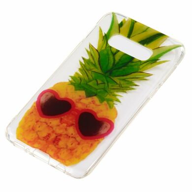 Силіконовий (TPU) чохол Deexe Pretty Glossy для Samsung Galaxy S10e (G970) - Pineapple