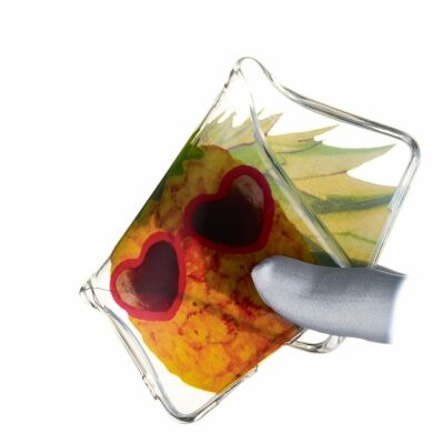 Силіконовий (TPU) чохол Deexe Pretty Glossy для Samsung Galaxy S10e (G970) - Pineapple