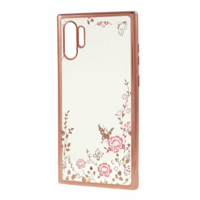 Силіконовий (TPU) чохол Deexe Shiny Cover для Samsung Galaxy Note 10+ (N975) - Rose Gold