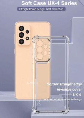 Силиконовый (TPU) чехол IMAK UX-4 Series для Samsung Galaxy A33 (A336) - Transparent