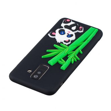 Силіконовий (TPU) чохол UniCase 3D Cartoon Pattern для Samsung Galaxy A6+ 2018 (A605), Panda and Bamboo