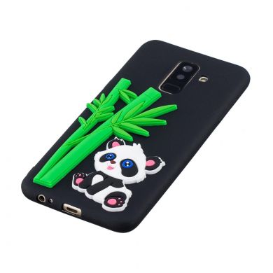 Силиконовый (TPU) чехол UniCase 3D Cartoon Pattern для Samsung Galaxy A6+ 2018 (A605) - Panda and Bamboo