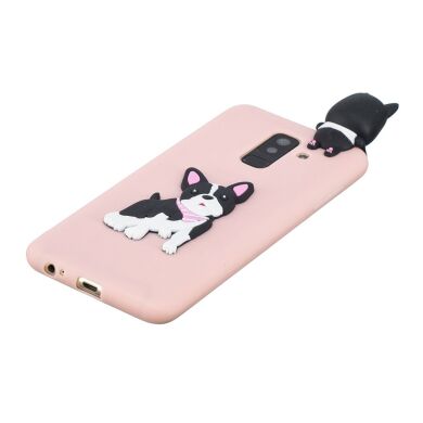 Силиконовый (TPU) чехол UniCase 3D Cartoon Pattern для Samsung Galaxy A6+ 2018 (A605) - Dog