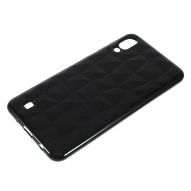 Силиконовый (TPU) чехол UniCase 3D Diamond Grain для Samsung Galaxy M10 (M105) - Black