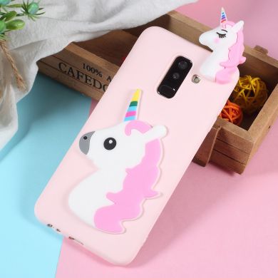 Силиконовый (TPU) чехол UniCase 3D Pattern для Samsung Galaxy A6+ 2018 (A605) - Unicorn Pattern
