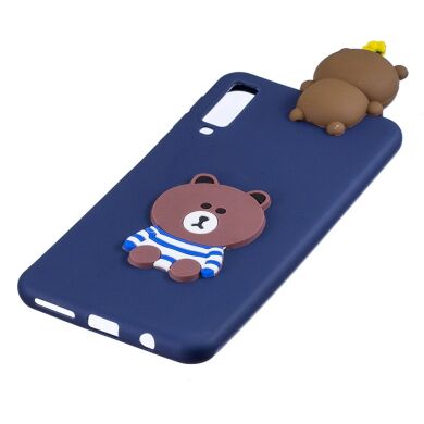 Силіконовий (TPU) чохол UniCase 3D Pattern для Samsung Galaxy A7 2018 (A750) - Adorable Bear