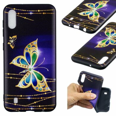 Силіконовий (TPU) чохол UniCase Color Style для Samsung Galaxy M10 - Colorized Butterfly