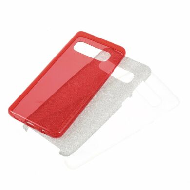 Силіконовий (TPU) чохол UniCase Glitter Cover для Samsung Galaxy S10 (G973), Red