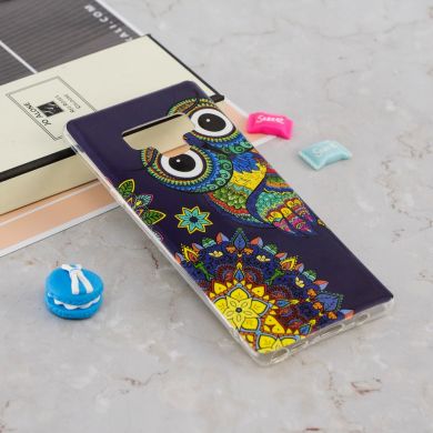 Силіконовий (TPU) Deexe LumiCase для Samsung Galaxy Note 9 (N960), Colorized Owl