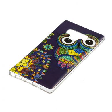 Силиконовый (TPU) Deexe LumiCase для Samsung Galaxy Note 9 (N960) - Colorized Owl