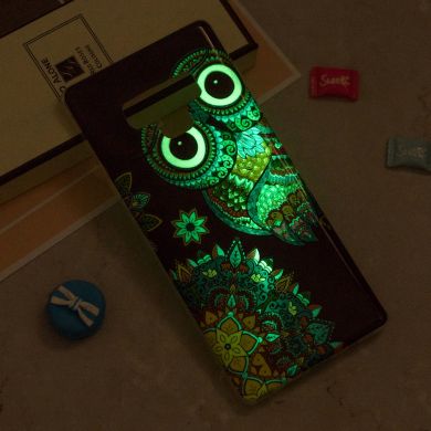 Силиконовый (TPU) Deexe LumiCase для Samsung Galaxy Note 9 (N960) - Colorized Owl