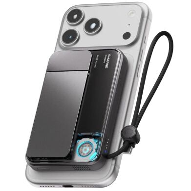 Внешний аккумулятор Sharge ICE Mag3 35W (10000mAh) + кабель Type-C - Black