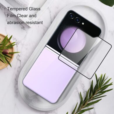 Захисне скло AMORUS Full Glue Tempered Glass для Samsung Galaxy Flip 6 - Black