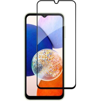 Захисне скло Deexe 5D Full Glue для Samsung Galaxy A14 (А145) / Galaxy M14 (M146) - Black