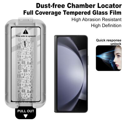 Защитное стекло IMAK Easy Install Full Glue для Samsung Galaxy Fold 5 - Black